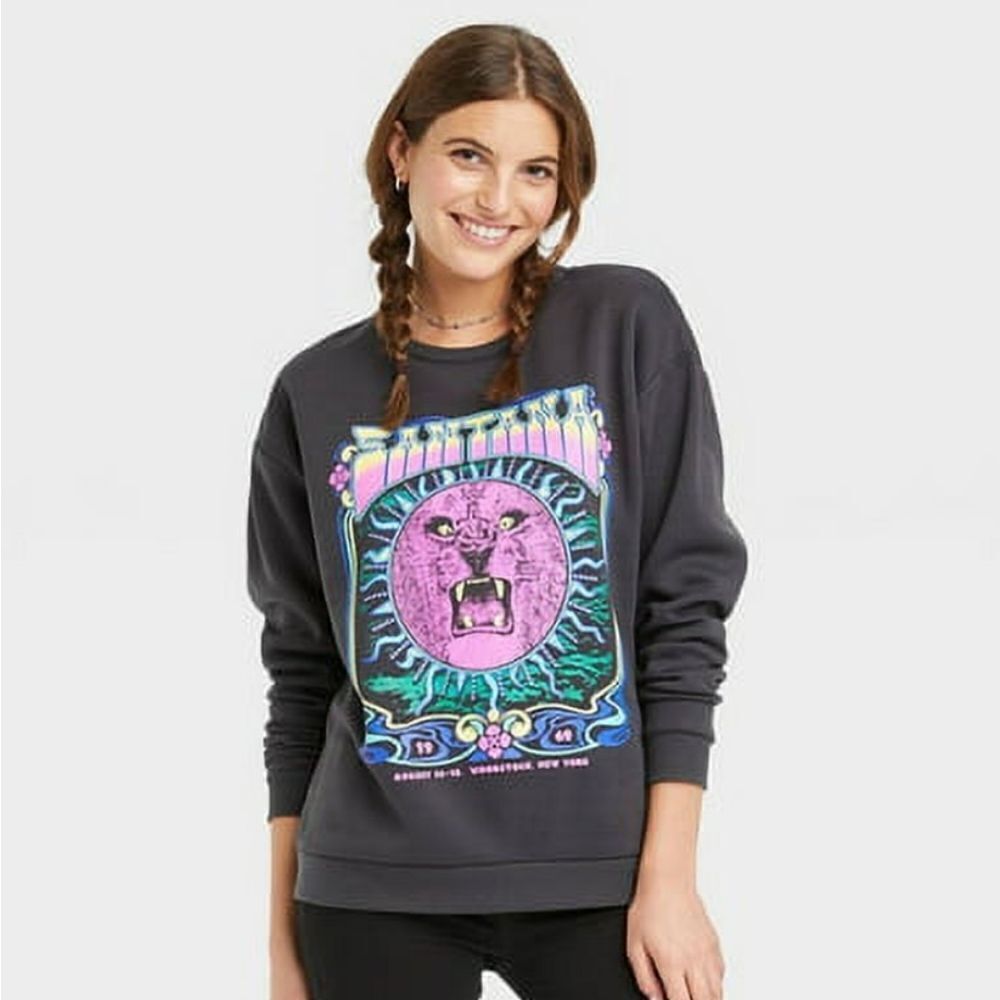 Carlos Santana Fleece Lined Sweatshirt New